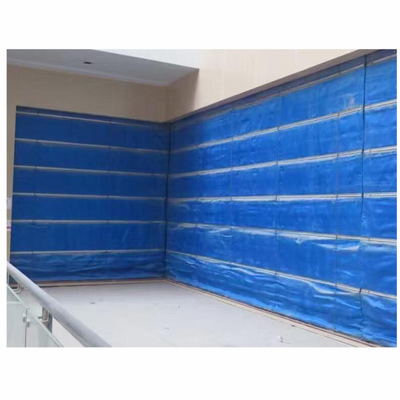 Blue Polymer Door Inorganic Fire Roller Shutter Fire Duration Less Than 4 Hours