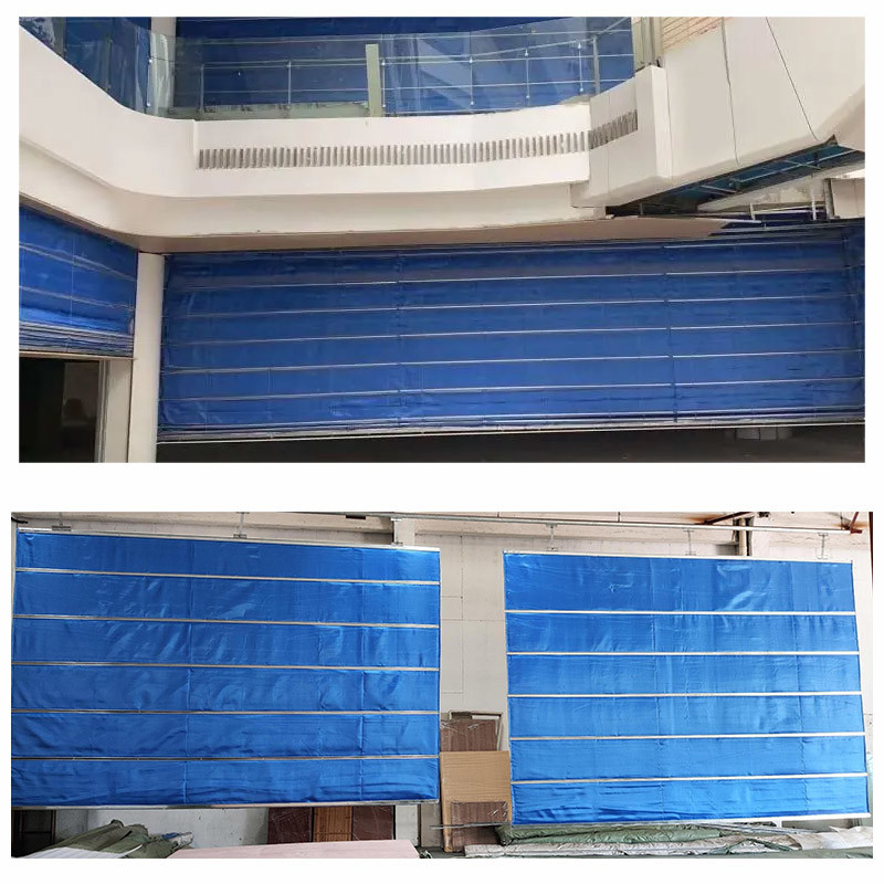 Fire Resistant Double Track Rolling Inorganic Fire Roller Shutter With Fire Prevention